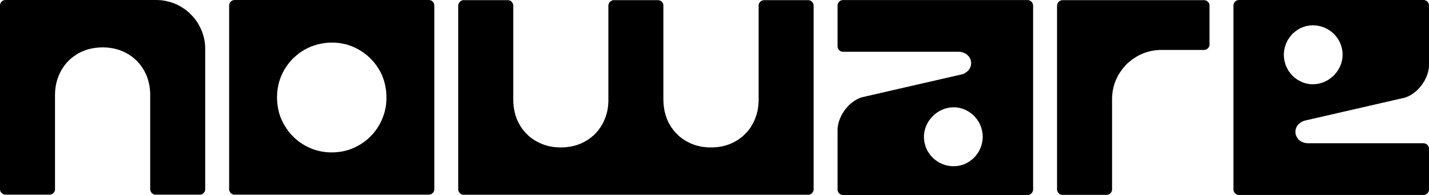 Noware wordmark black PNG